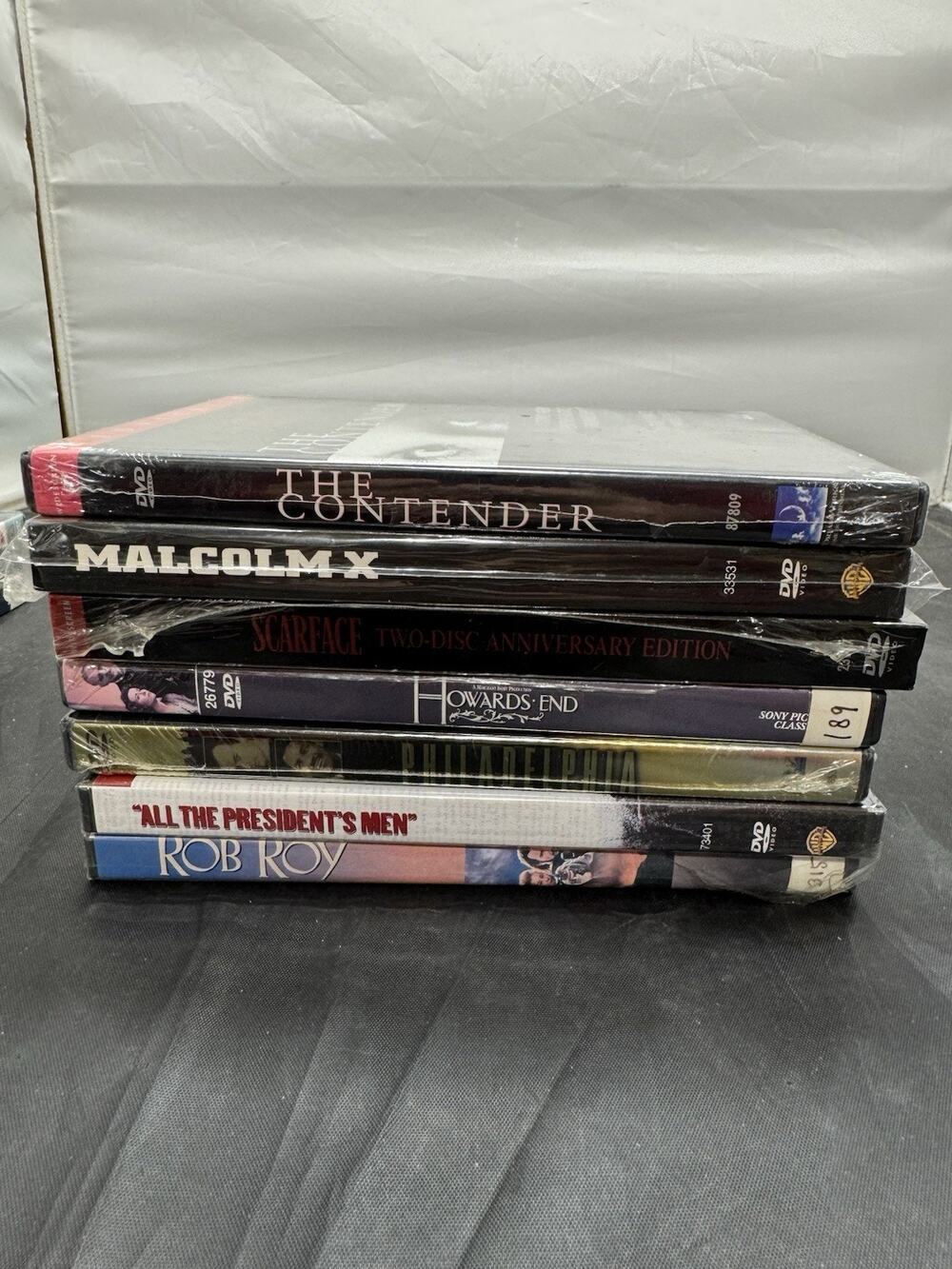 Lot of 7 Drama Movie DVDs Brand New Sealed Scarface Malcolm X Philidelphia +